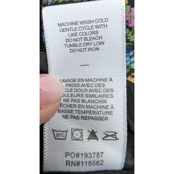 Likely Mattia Coquette Dainty Ditzy Floral Sheer Chiffon Ruffle Mini Dress SZ 4 - Picture 9 of 10